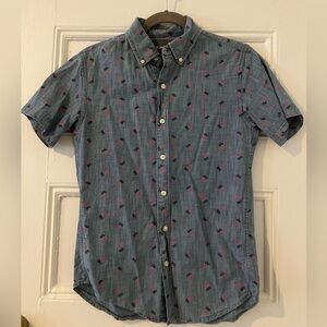 Bonobos Slim Fit Chambray short sleeve button up